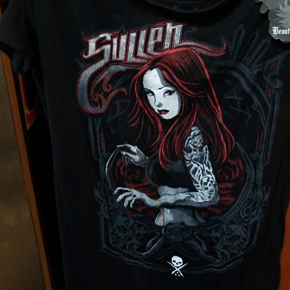 Sullen Angel women's small long shirt